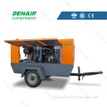double screw type diesel engines portable compressors for mining